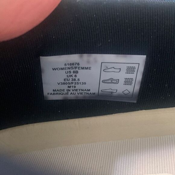 Lands End Navy Slip On Sneakers Size 8 - Picture 7 of 7